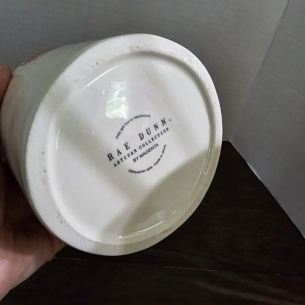 Rae Dunn Artisan Watermelon Icon Baby Canister Rae HTF Summer Pink Handle Cute - Picture 12 of 14